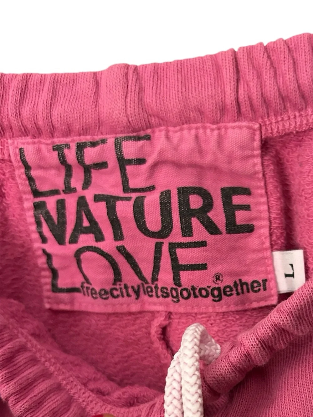 FreeCity Hot Pink & Black Sweatpants Joggers Size Large - Picture 4 of 6